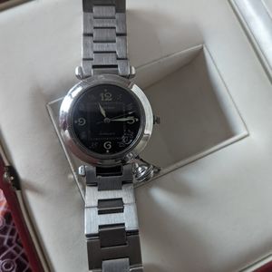 Cartier Stainless Steel Pasha Watch- Vintage 2000's